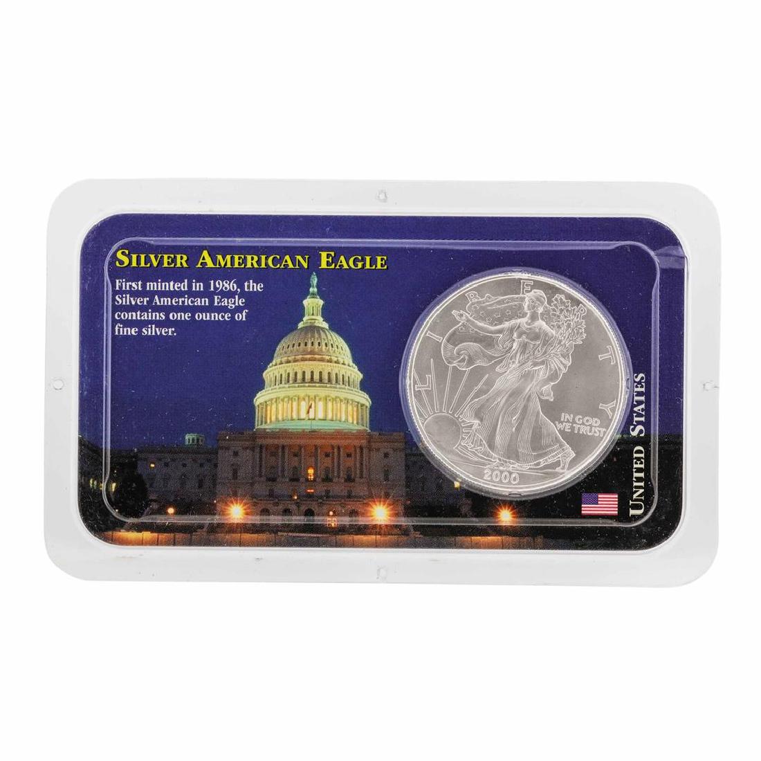 2000 $1 American Silver Eagle Coin (1 of 2)