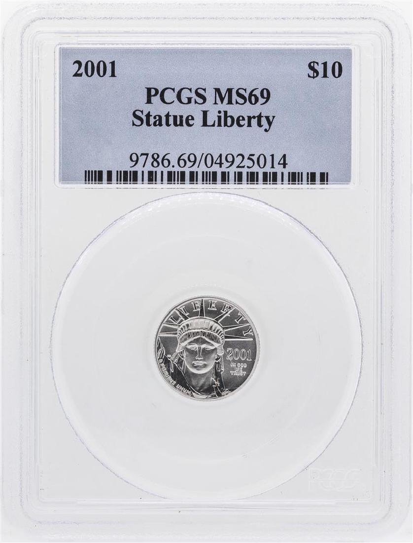 2001 $10 Platinum American Eagle Coin PCGS MS69 (1 of 2)