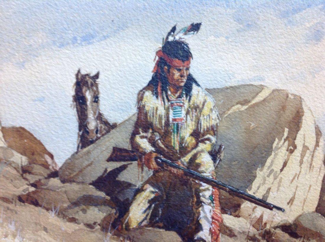 Lloyd Harting Watercolor Painting (1 of 2)