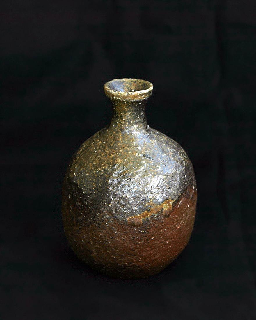 Vintage Japanese Showa Period Ceramic Sake Flask (1 of 7)