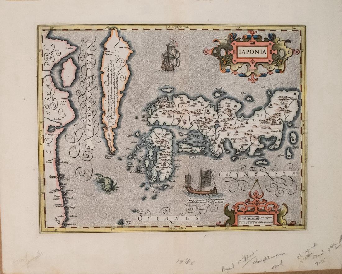 Hondius/Mercator: Antique Map of Japan & Korea, 1630 (1 of 1)