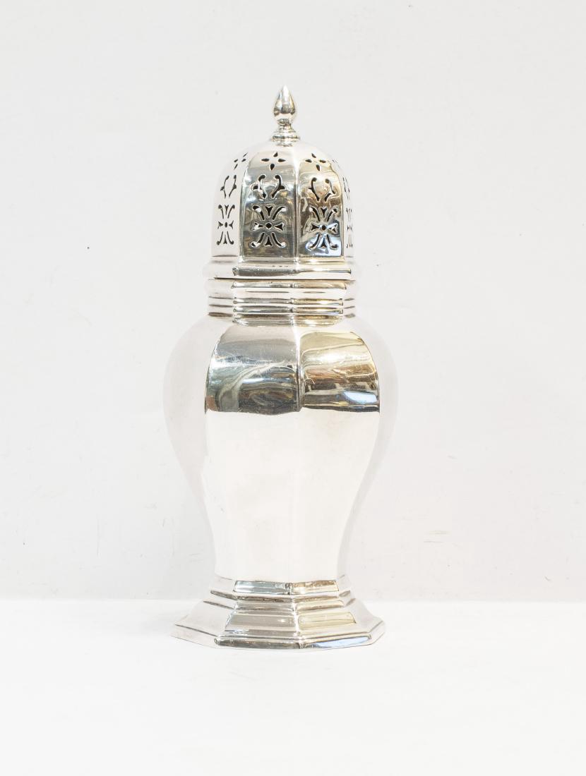 English Sterling Silver Sugar Caster, 20th C (1 of 2)