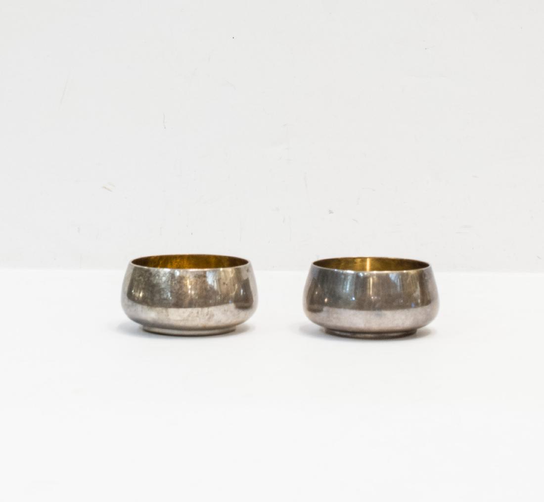 Pair of Tiffany & Co Sterling Silver Gilt Salt Cellars (1 of 3)