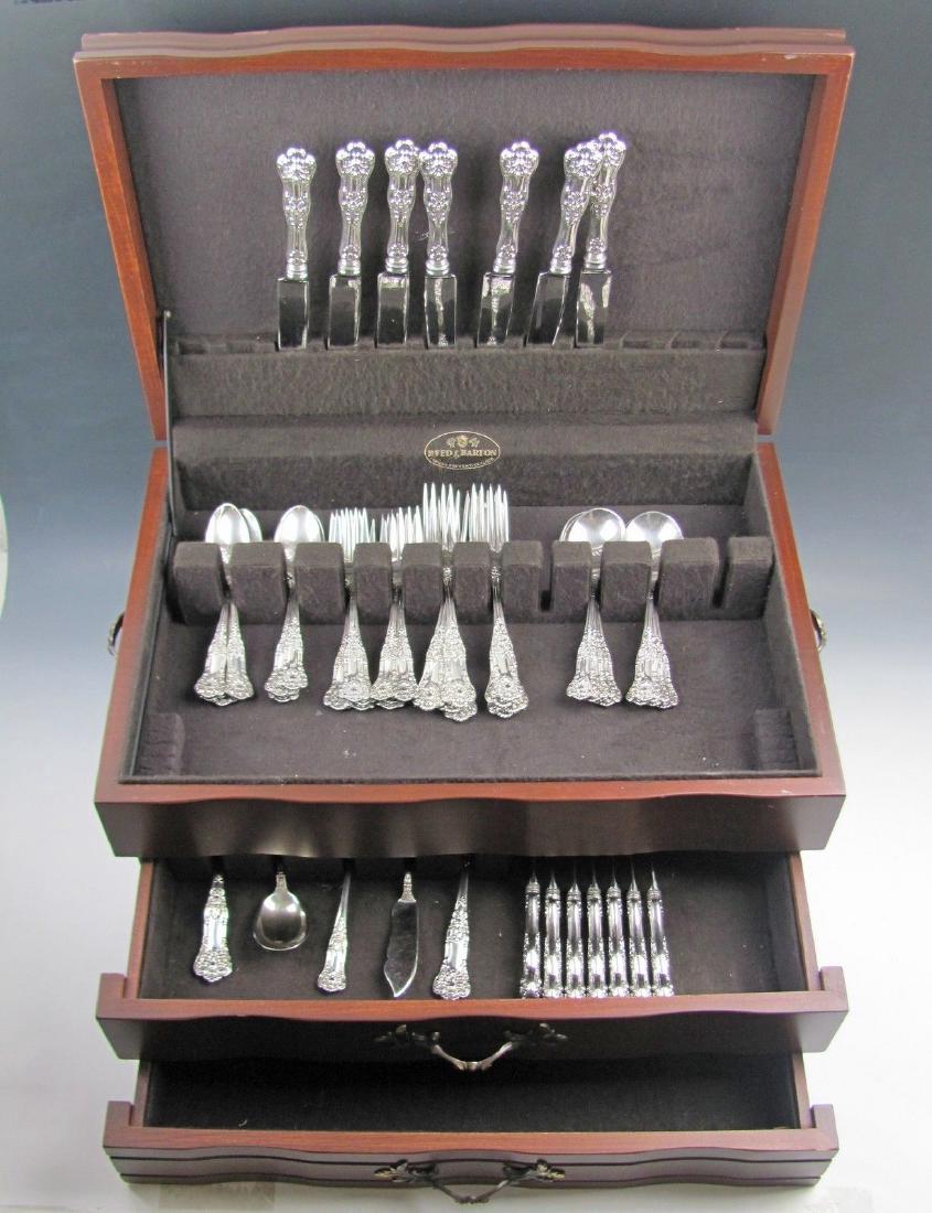 Birks Queens Sterling Silver Flatware Set, 51 Piece