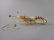 14K Yellow Gold Diamond Ruby Lobster Slide Pendant - 3