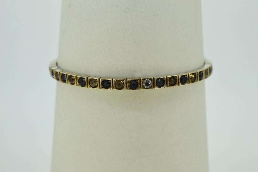 Ladies Sterling Silver Cubic Zirconia Tennis Bracelet (1 of 2)