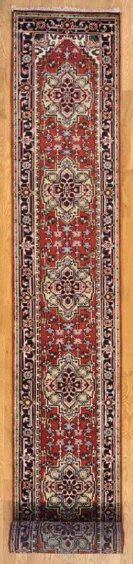 Runner Serapi Heriz Hand Knotted Rug 2'6"x19'10" (1 of 5)