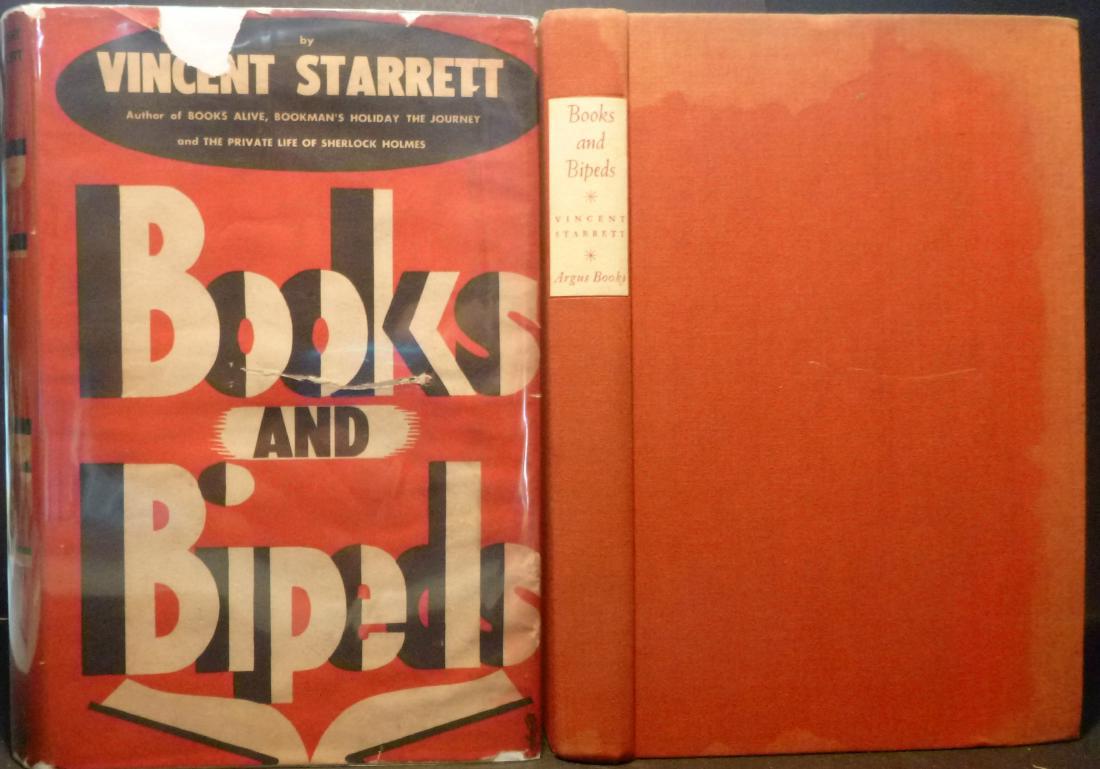 Books & Bipeds Vincent Starrett Inscribed First Edition (1 of 6)