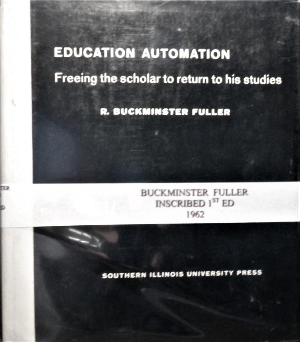 Education Automation Buckminster Signed First Edition (1 of 8)
