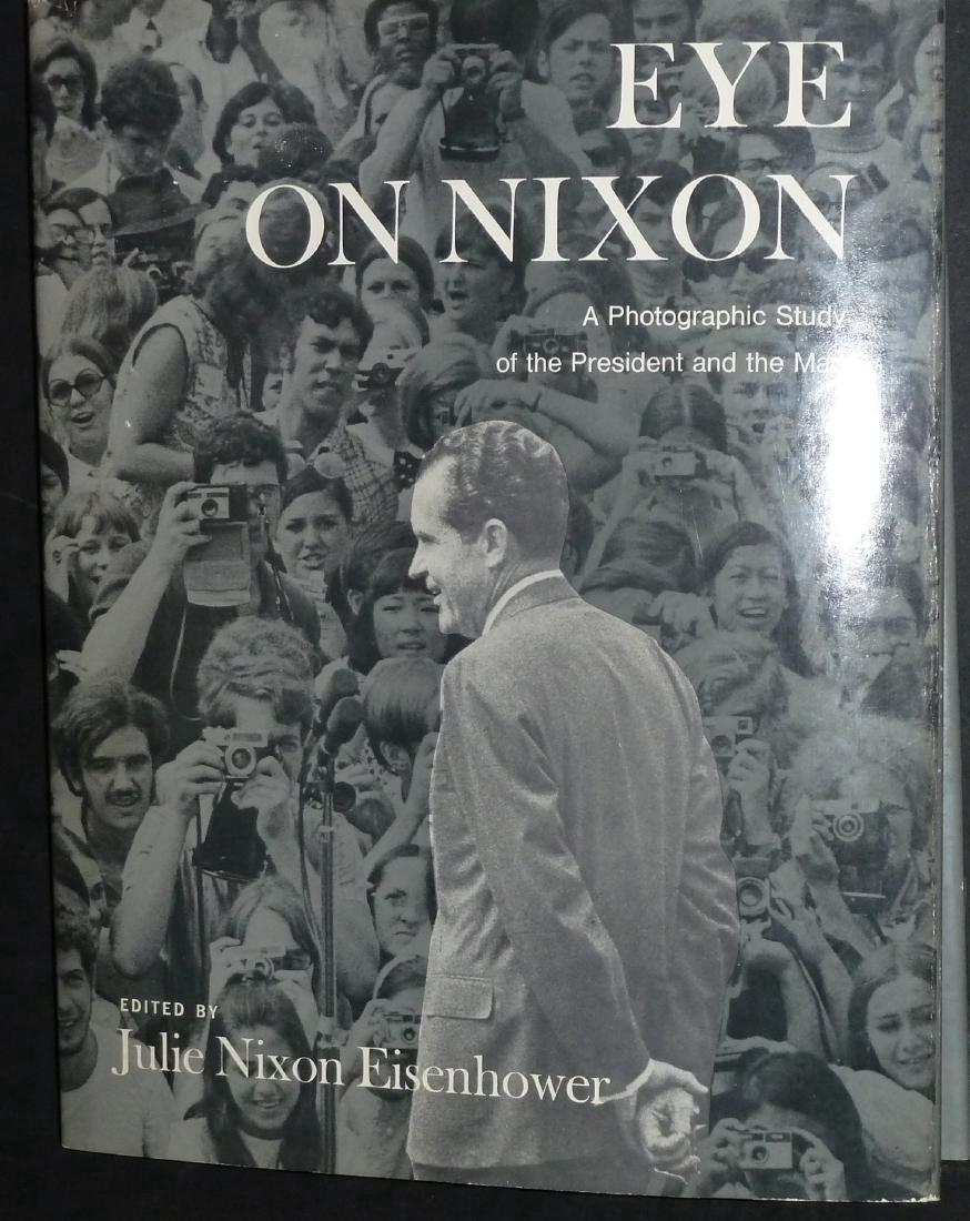 William Clement Stone Julie Nixon Eisenhower Saphire: William Clement Stone : Julie NixonEisenhower [editor], William Saphire 1972, 1st edition. Signed on the half title page by the entire Nixon immediate family; Richard Nixon, Pat Nixon, Julie Nixon Eis