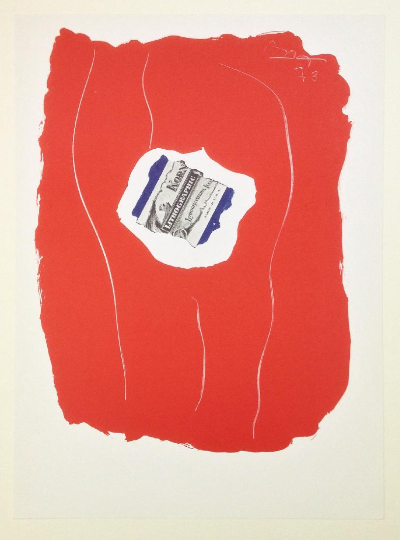 Robert Motherwell Tricolor 136 Lithograph (1 of 1)