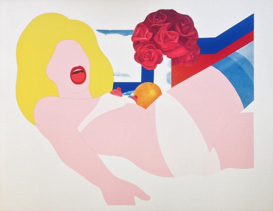 Tom Wesselmann Nude Silkscreen: Tom Wesselmann Nude 1968 silkscreen 675x790mm Galerie Thomas, Munich Unsigned edition Please note that this lot has a confidential reserve. When you leave a bid in advance of the auction, submit your