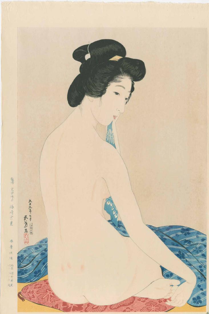 Goyo Hashiguchi Japanese Woodblock Print (1 of 3)