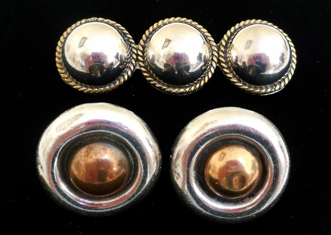 Vinage Mexican Taxco Sterling Silver Jewelry Lot (1 of 9)