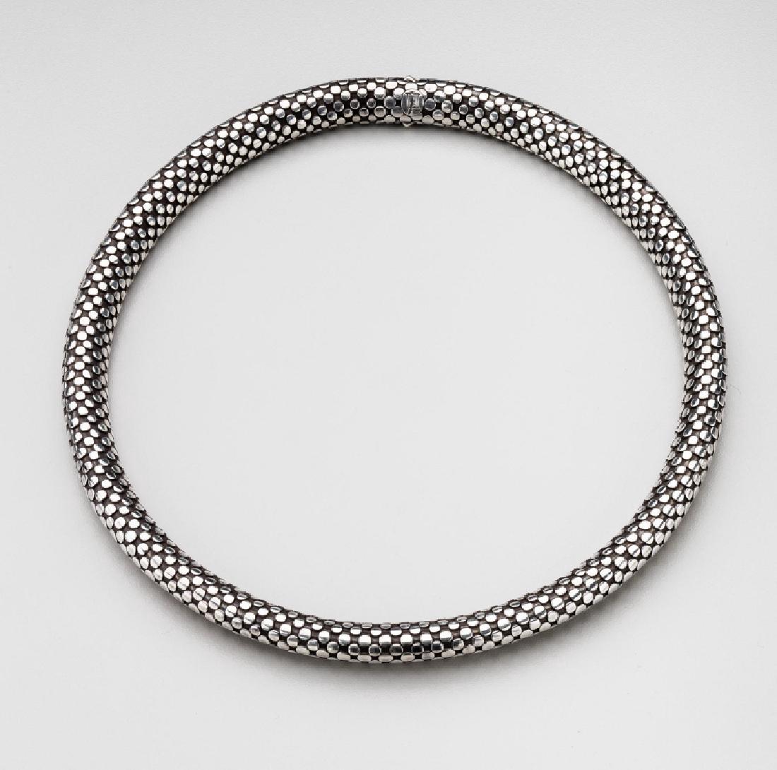 John Hardy Sterling Silver Dot Neck Collar (1 of 2)