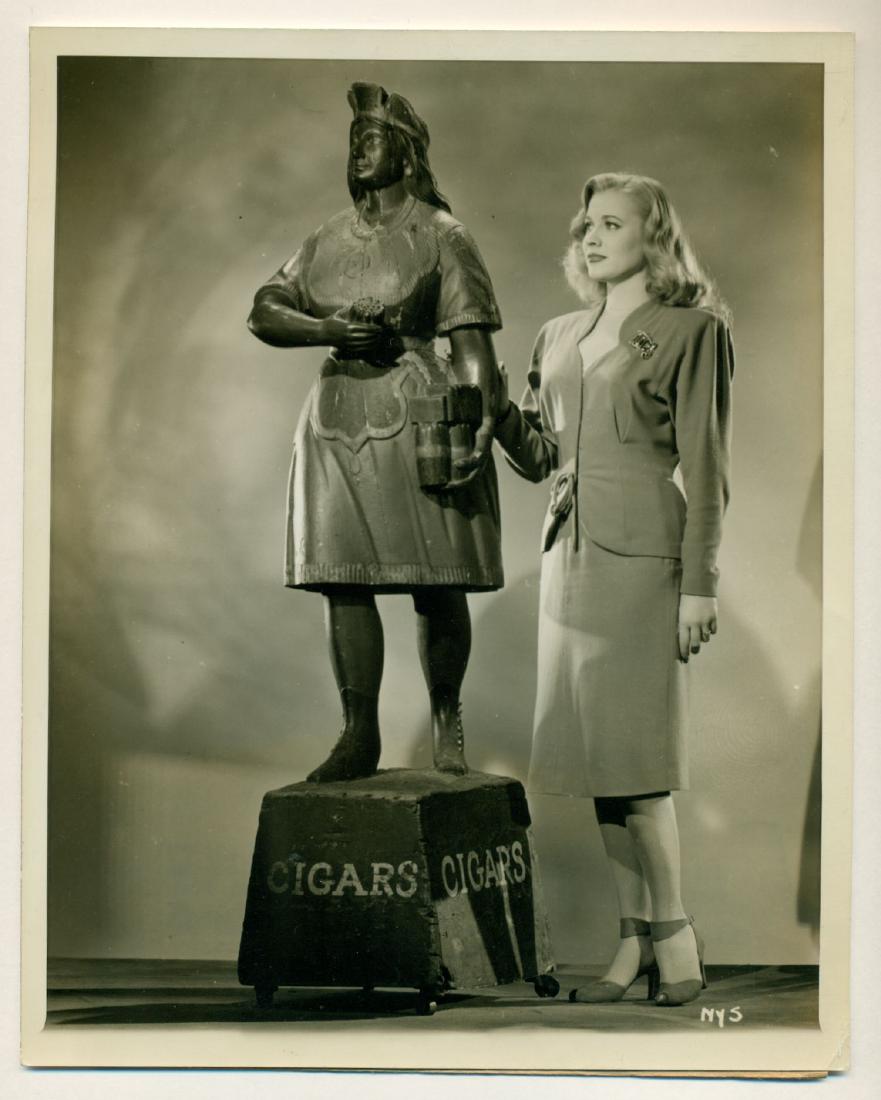 1940 Wire Press Photo of 19th Century Cigar Store Prop (1 of 3)