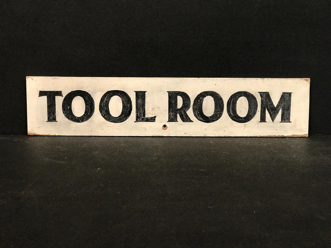 1940 Tool Room Sign (1 of 3)