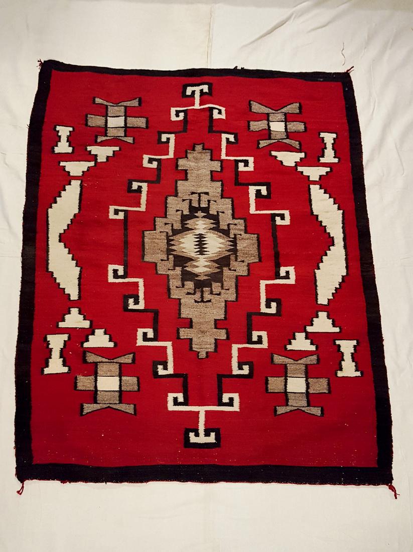 Large Navajo Ganado Rug 1930's (1 of 6)
