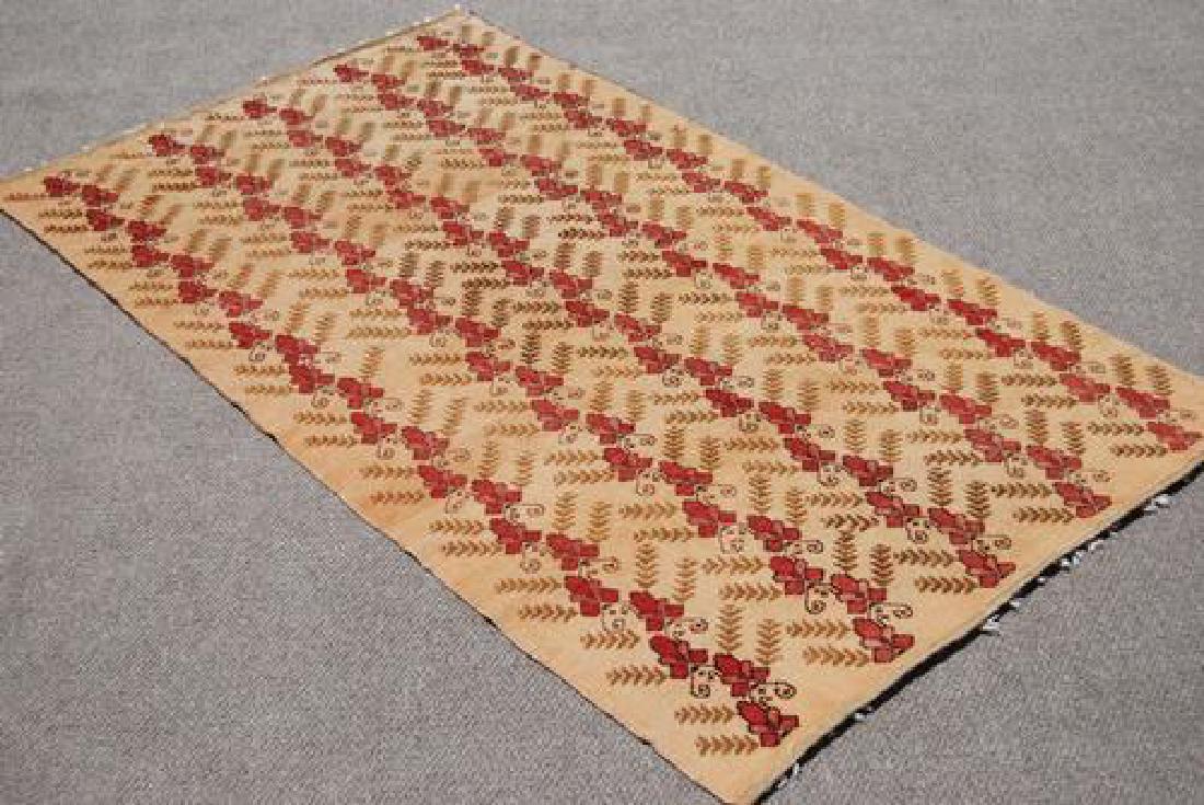 Semi Antique Handmade Turkish Kayseri Rug 4.11x8.7 (1 of 4)