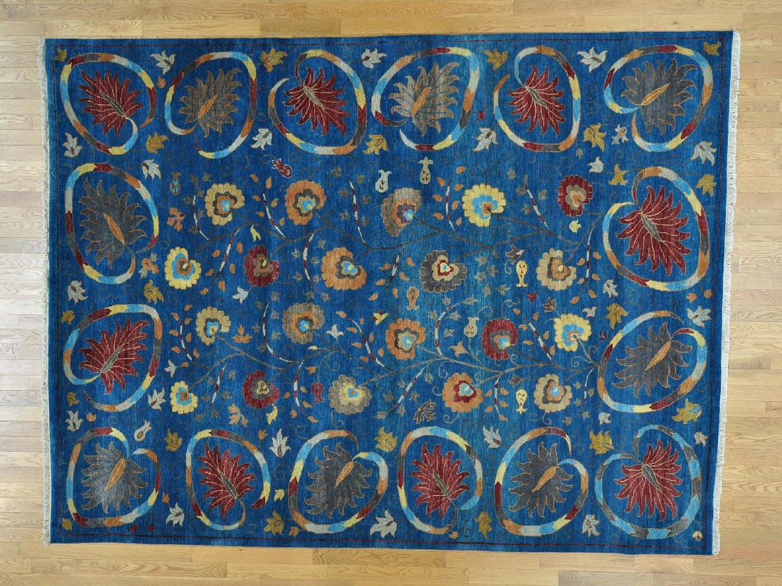 Wool Modern Hand Knotted Oriental Rug 9x11.9 (1 of 5)