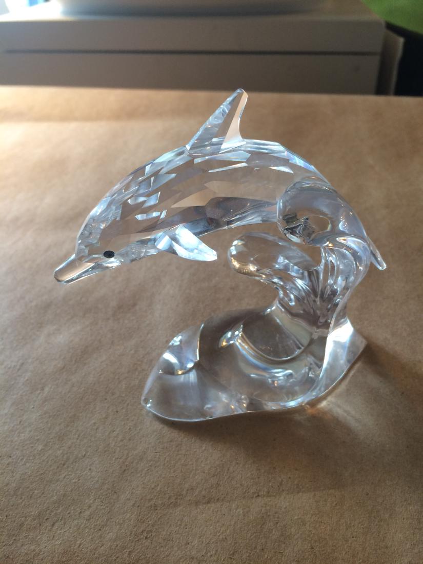 Swarovski Crystal Dolphin Figurine (1 of 2)