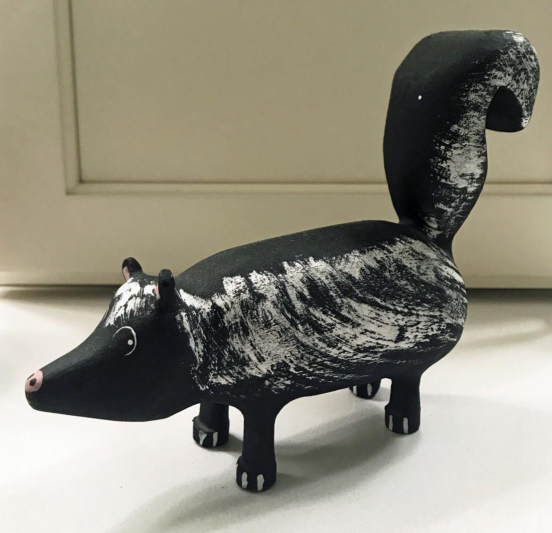 David Avila Skunk City Boy Painted Cottonwood (1 of 1)