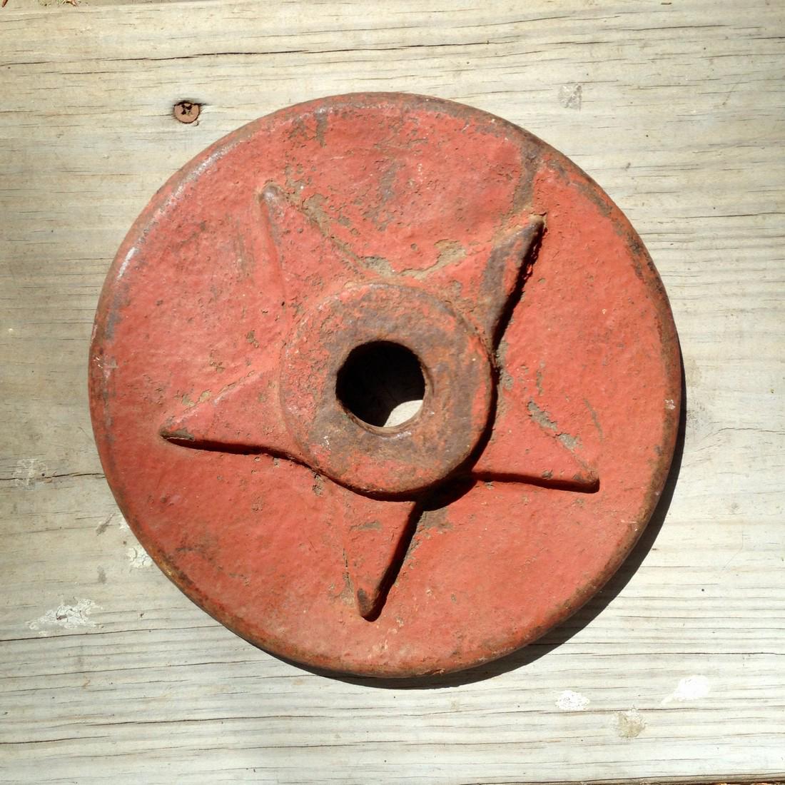 19th Century Cast Iron Star Architectural Element (1 of 3)