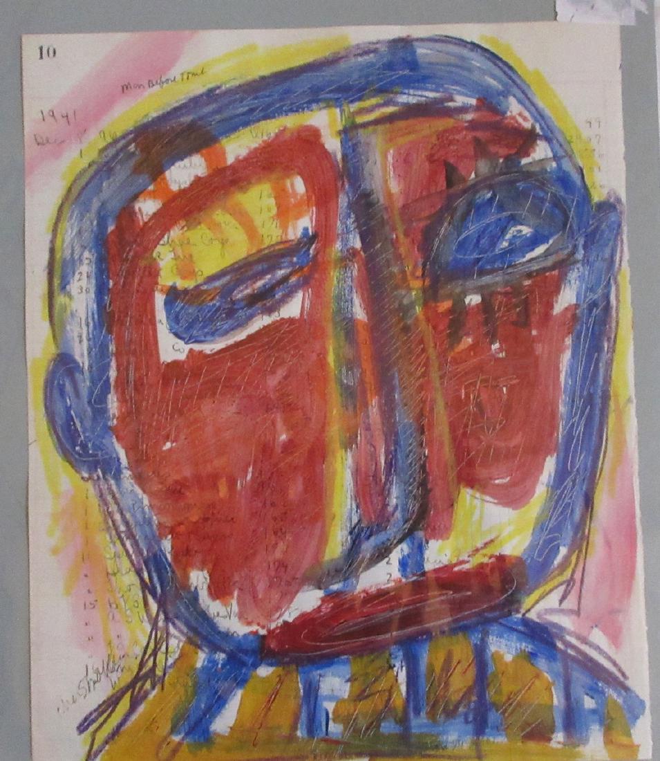 Cher Shaffer Man Before Time Painting (1 of 1)