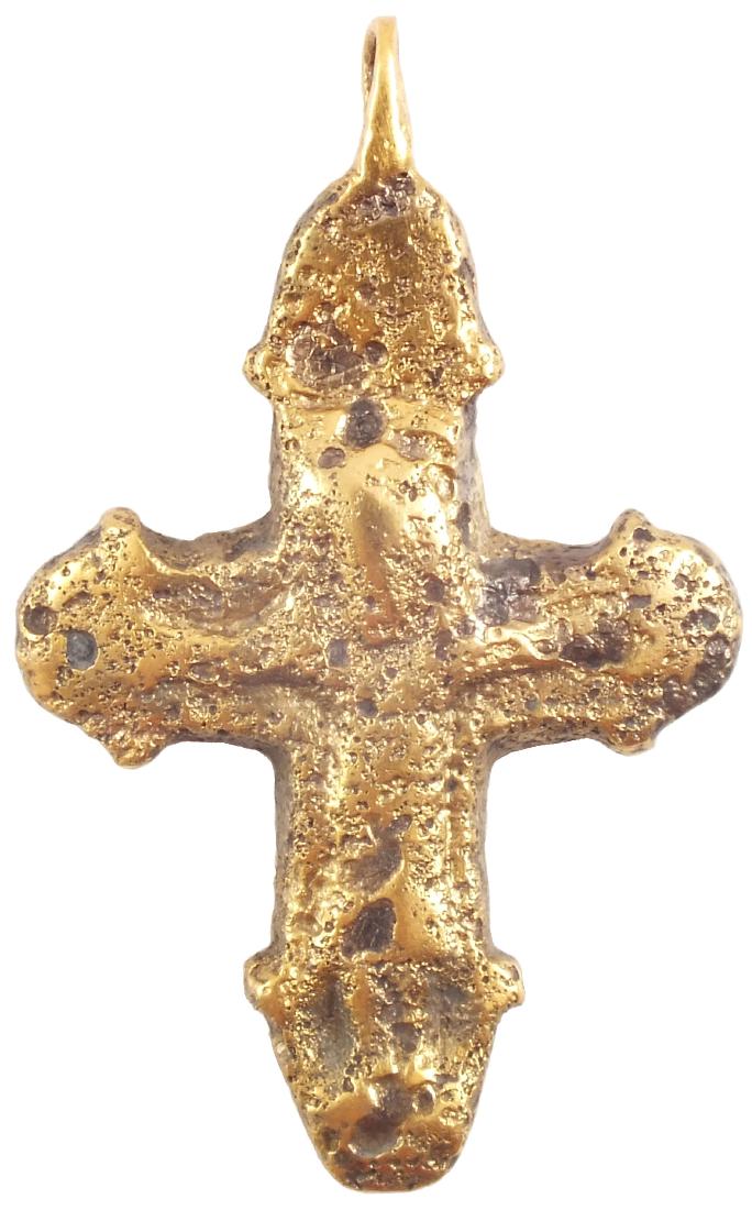 SUPERB BYZANTINE RELIQUARY CROSS 9th-11th CENTURY (1 of 2)