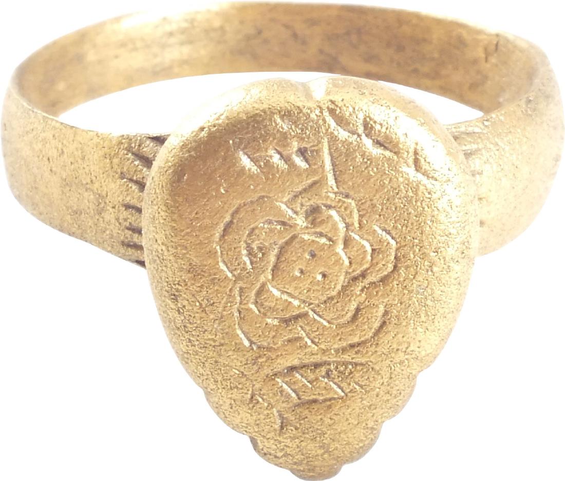 LARGE FINE VIKING WARRIOR’S HEART RING C.900-1050 AD (1 of 2)