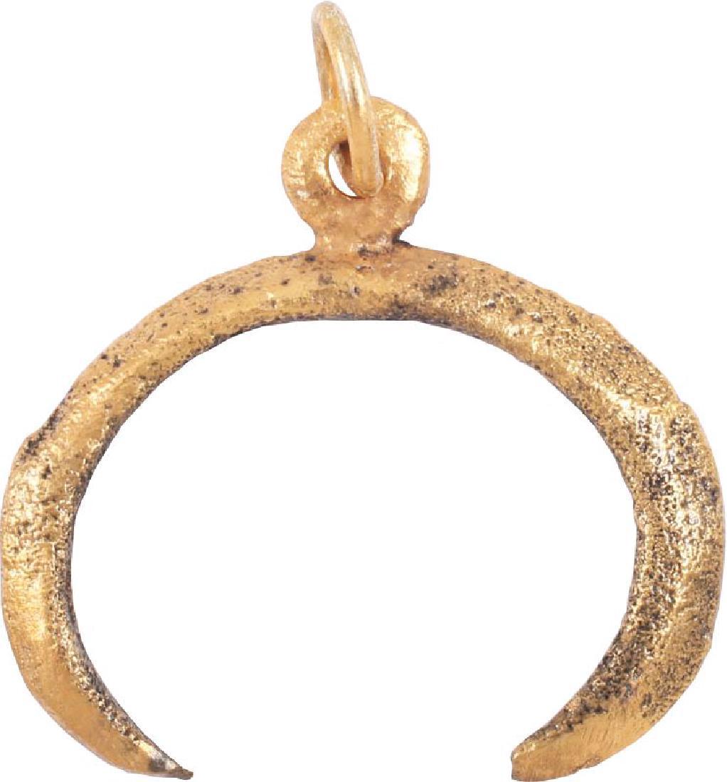 ANCIENT VIKING LUNAR PENDANT C.900-1000 AD (1 of 2)