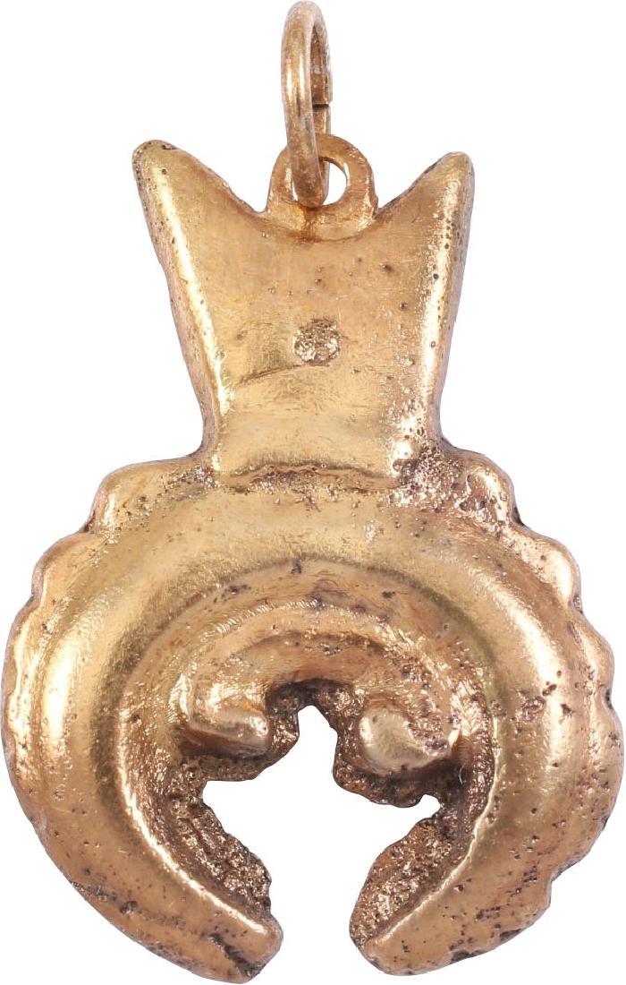 ANCIENT VIKING LUNAR PENDANT C.850-950 AD (1 of 2)