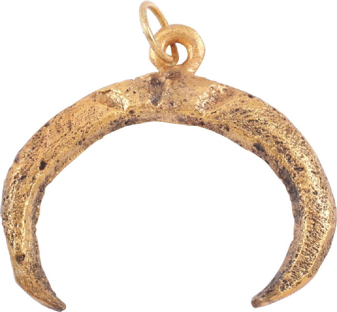 ANCIENT VIKING LUNAR PENDANT C.900-1000 AD (1 of 2)