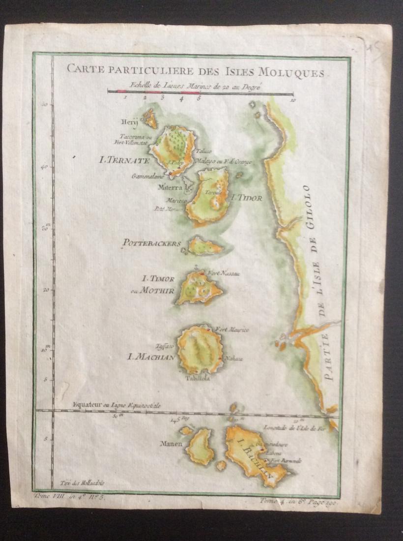 Antique Map of the Spice Islands (Muluccas), 1750s (1 of 1)