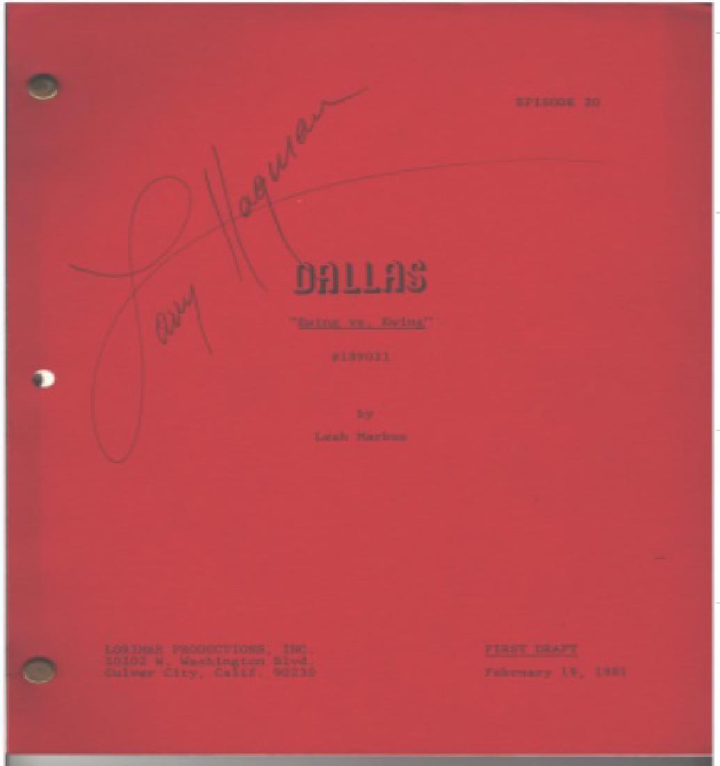 Dallas: Ewing vs Ewing Shooting Script (1 of 1)