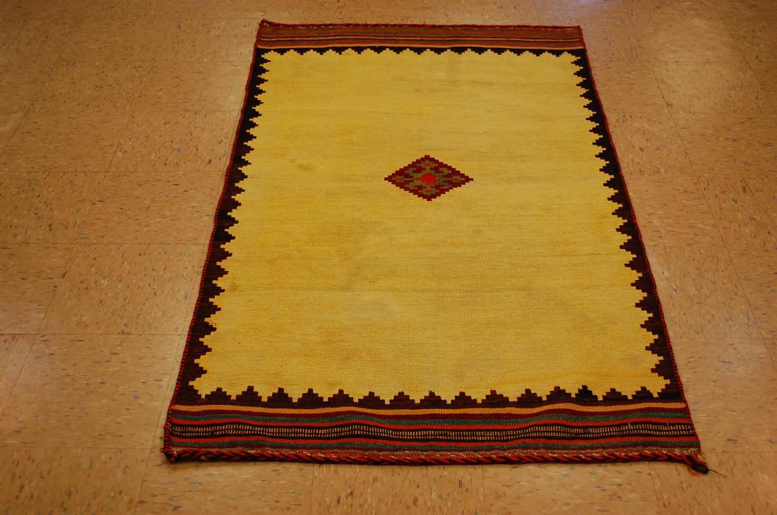 Antique Persian Shiraz Qashkai Kilim Rug 3.4x5.10 (1 of 8)