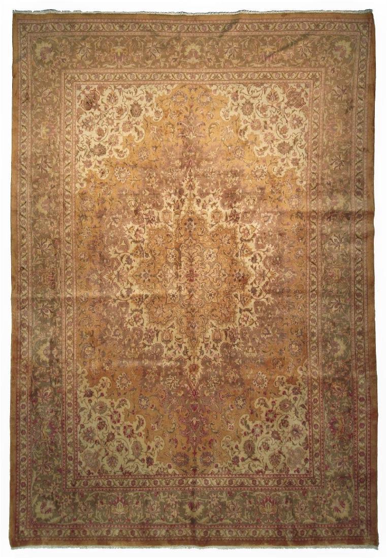 Vintage Persian Tabriz Fine Shah Abbas Rug 9x12 (1 of 9)