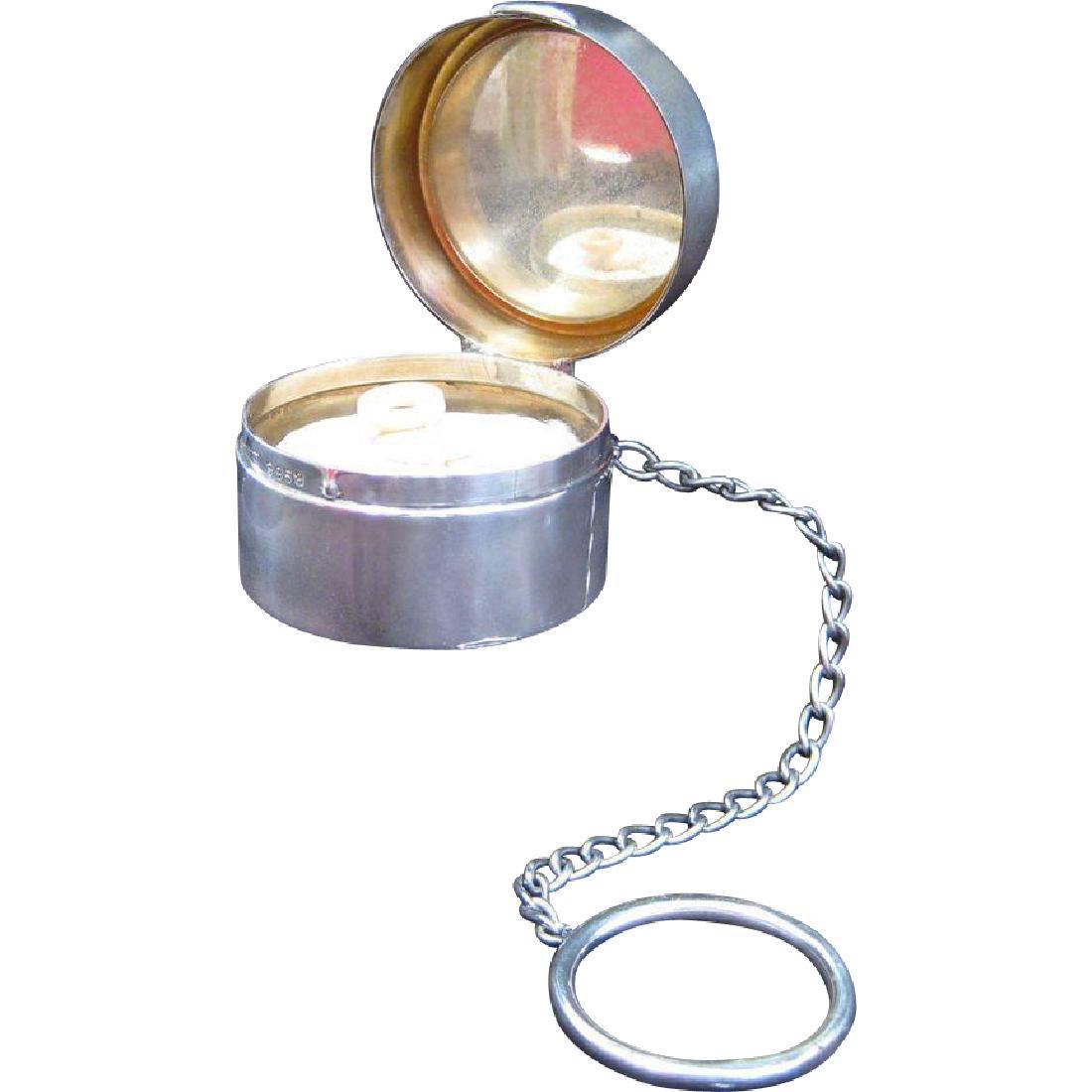 R Blackinton Sterling Silver Compact & Chatelaine (1 of 7)