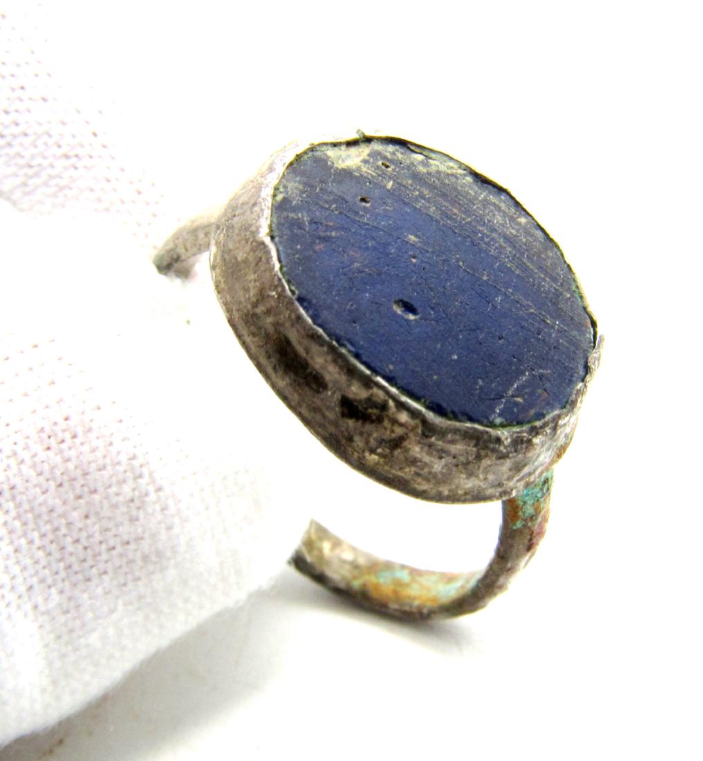 Byzantine Ring with Blue Gem (1 of 3)