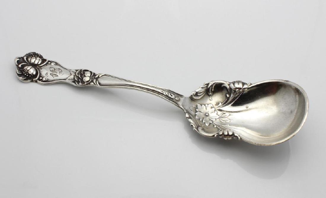 Antique Baker Manchester Sterling Silver Sugar Spoon (1 of 3)