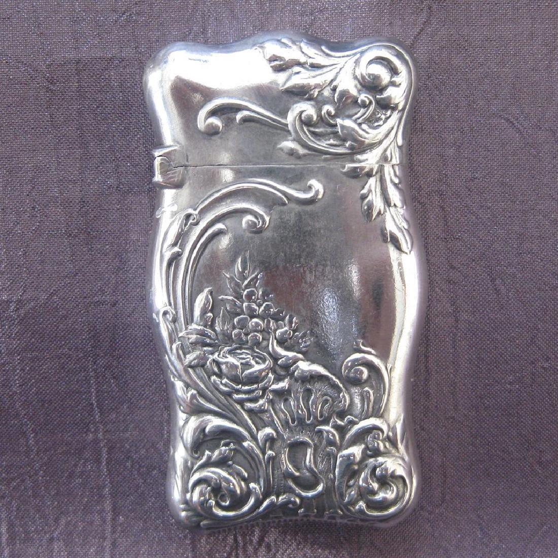 R. Wallace & Sons Sterling Silver Gilt Match Safe (1 of 8)