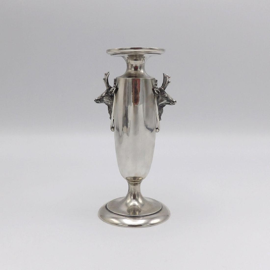 Antique Gorham Saxon Stag Sterling Silver Bud Vase 1860 (1 of 8)