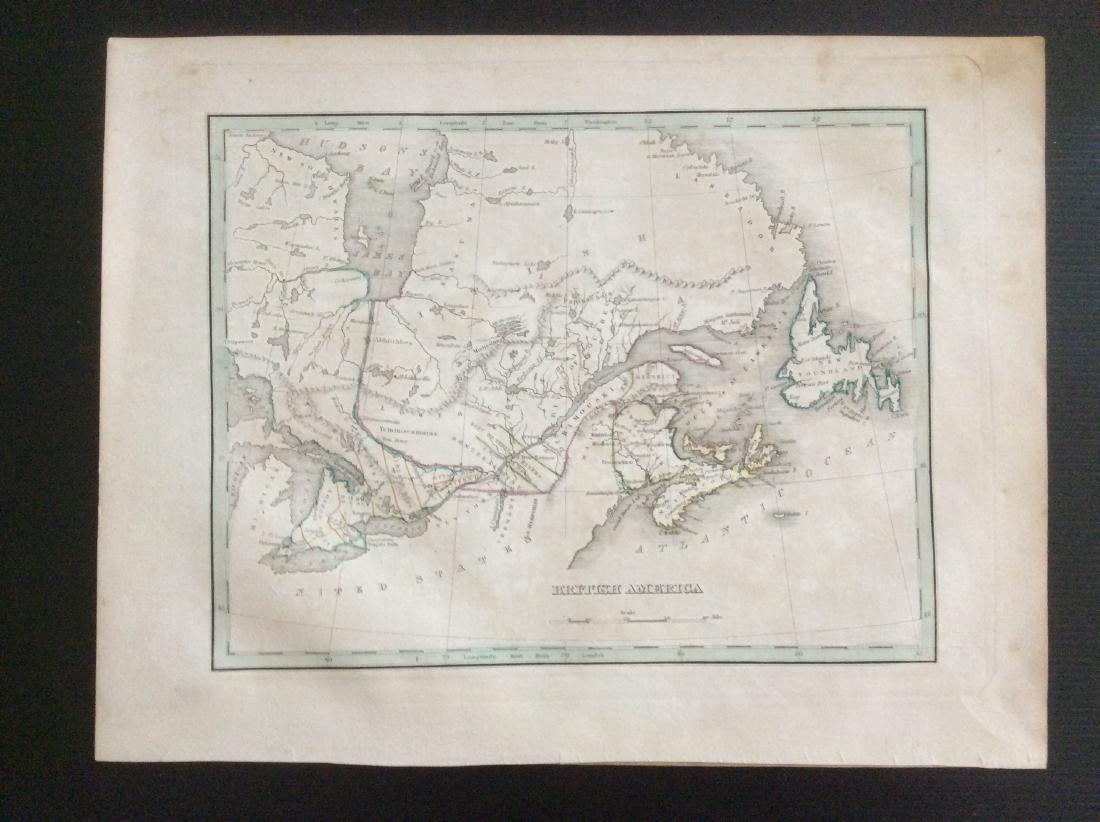 Bradford: Antique Map of British Canada, 1835 (1 of 1)