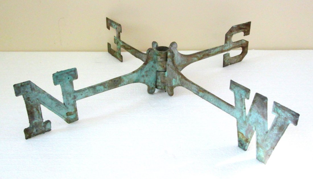 Vintage Brass Weathervane Directionals Mid 20th Century (1 of 5)