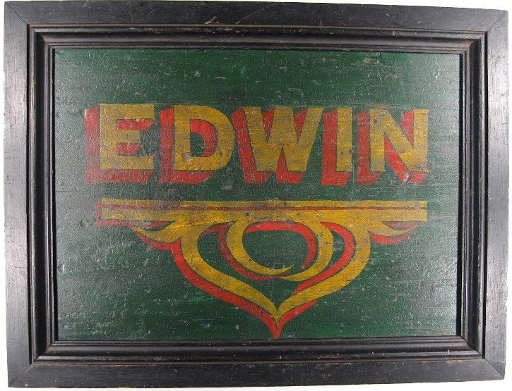 Edwin Painting on Wood Board (1 of 2)