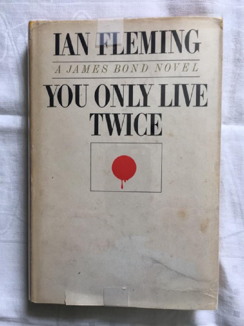 You Only Live Twice, a James Bond Novel. Ian Fleming: You Only Live Twice. Ian Fleming. New American Library. 1st Book Club Edition 1964. Please note that this lot has a confidential reserve. When you leave a bid in advance of the auction, submit your ma