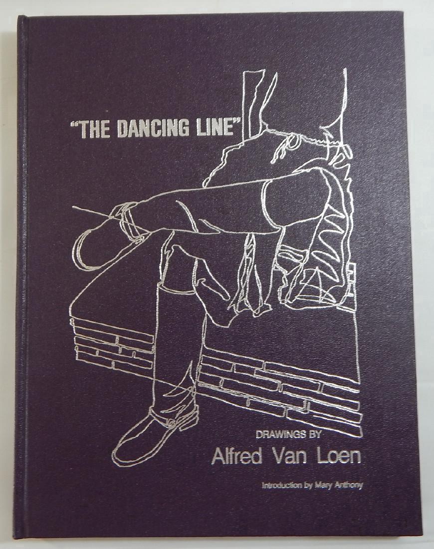 Signed by the author: The Dancing Line. Van Loen, Alfre (1 of 4)