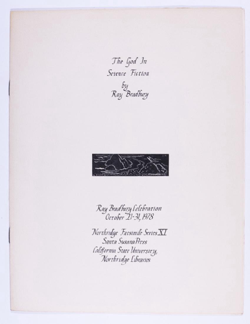 The God in Science Fiction - Signed by Ray Bradbury (1 of 2)