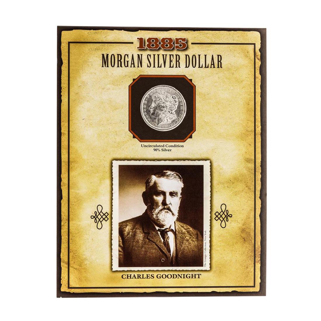 1885-O $1 Morgan Silver Dollar Coin with Charles (1 of 2)