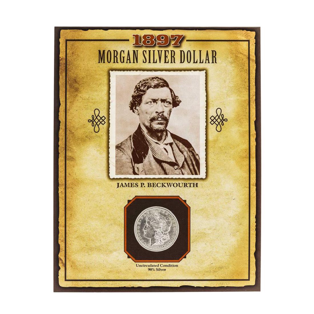 1897 $1 Morgan Silver Dollar Coin with James P. (1 of 2)